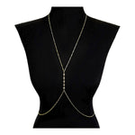 Body Chain Piuka Rachel Zircônias Folheada a Ouro 18k