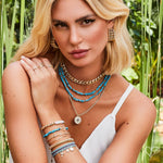 Brinco de Argola Tripla Bolas Verena Folheado a Ouro 18k
