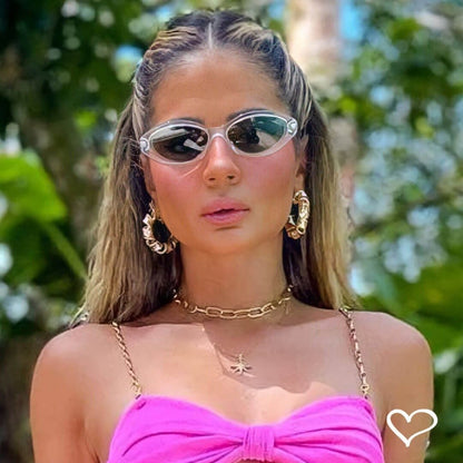 Brinco de Argola Torcida Carla Folheado a Ouro 18k