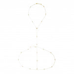 Body Chain Piuka Sienna Zircônias Folheado a Ouro 18k