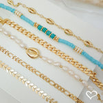 Tornozeleira Piuka Duda Fimos Azul