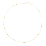 Belly Chain Piuka Lika Zircônias Folheado a Ouro 18k