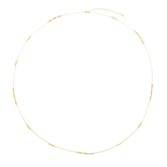 Belly Chain Piuka Lika Zircônias Folheado a Ouro 18k