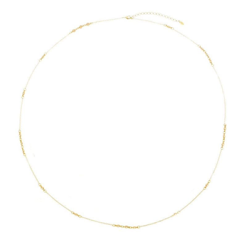 Belly Chain Piuka Lika Zircônias Folheado a Ouro 18k