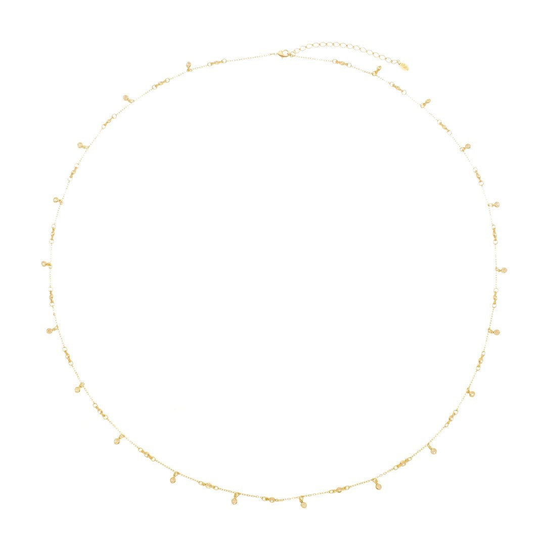 Belly Chain Piuka Lola Zircônias Folheado a Ouro 18k