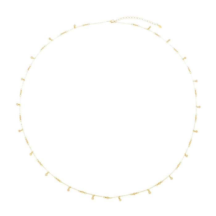 Belly Chain Piuka Lola Zircônias Folheado a Ouro 18k