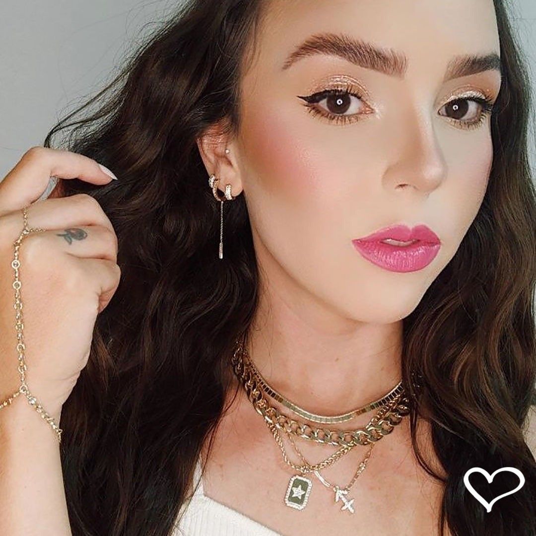 Pulseira de Mão Mayte Zircônias Folheada a Ouro 18k