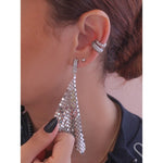 Piercing de Encaixe Piuka Ayleen Argola Zircônia Cristal Folheado em Ródio Branco