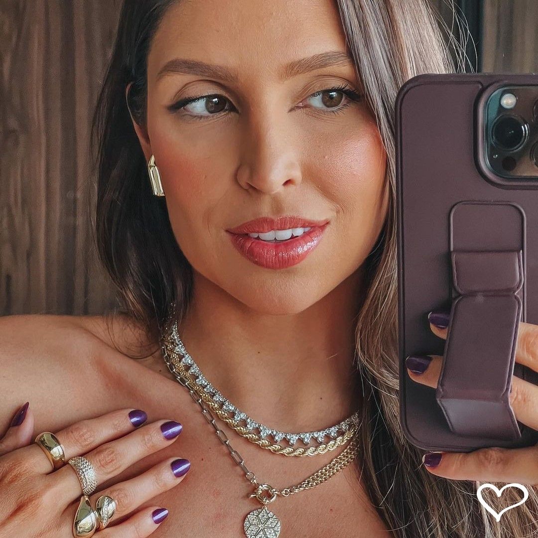 Colar Curto Piuka Priscila Cordão Baiano Folheado a Ouro 18k