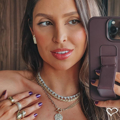 Colar Curto Piuka Priscila Cordão Baiano Folheado a Ouro 18k