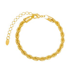 Pulseira Folheada a Ouro 18k Cordão Baiano Priscila
