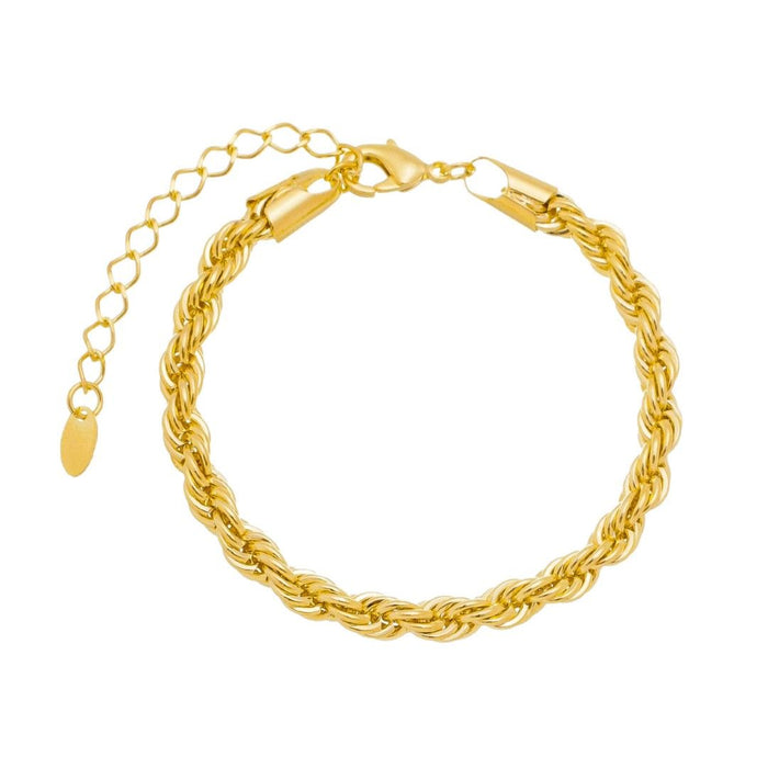 Pulseira Folheada a Ouro 18k Cordão Baiano Priscila