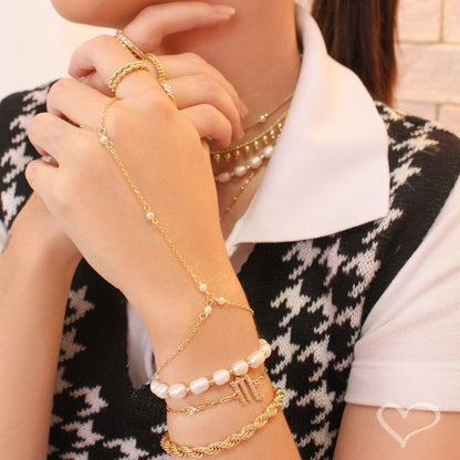 Pulseira Folheada a Ouro 18k Cordão Baiano Priscila