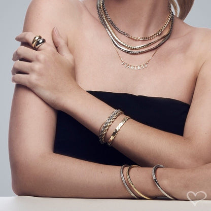 Pulseira Folheada a Ouro 18k Cordão Baiano Priscila