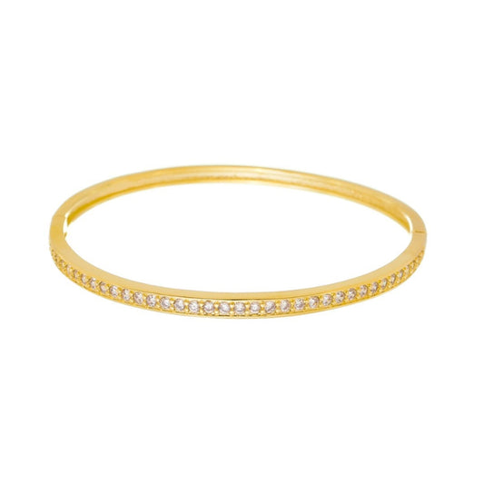 Bracelete Piuka Ariela Zircônias Folheado a Ouro 18k
