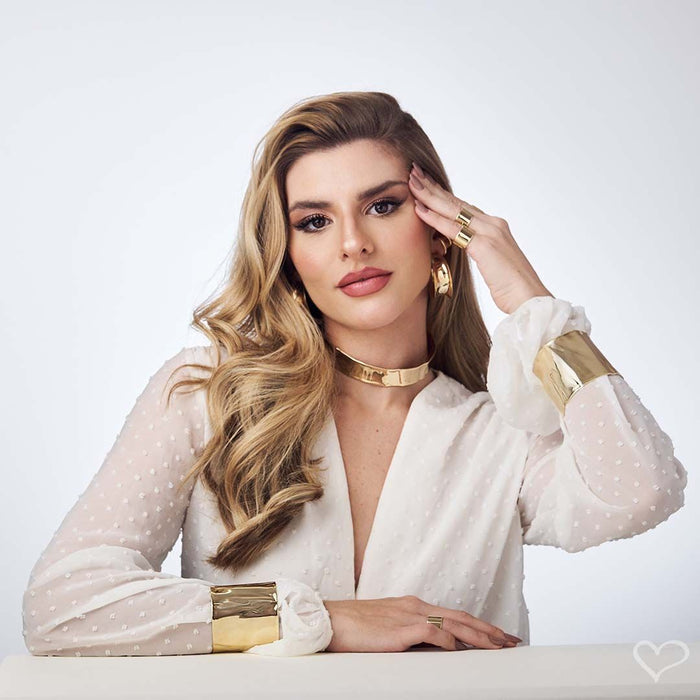 Bracelete Folheado a Ouro 18k  Kristy Vintage