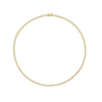 Colar Feminino Riviera Megan 45 cm Zircônias Folheada a Ouro 18k