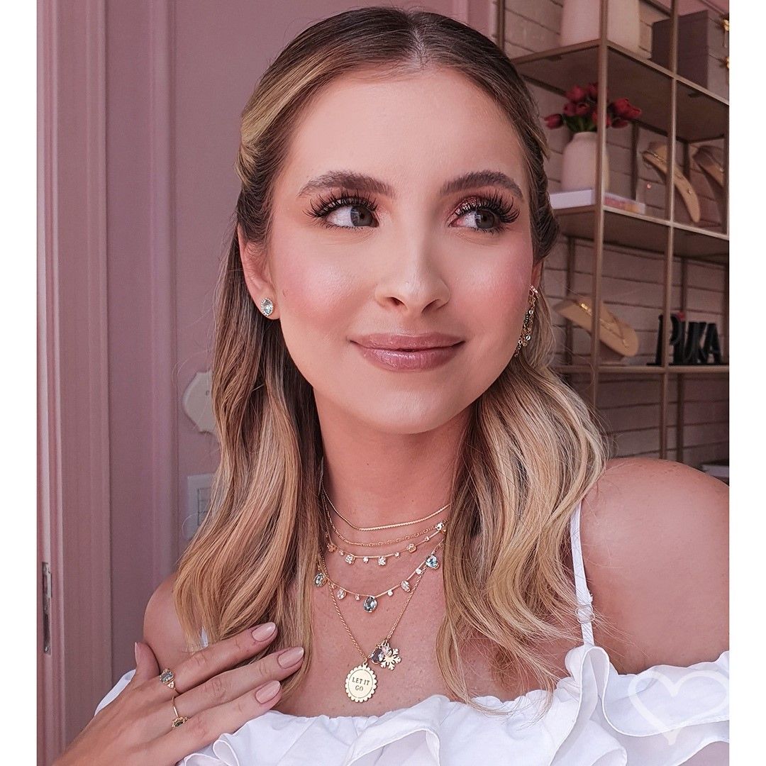 Colar Feminino Amie Zircônias Oval Acqua Folheado a Ouro 18k