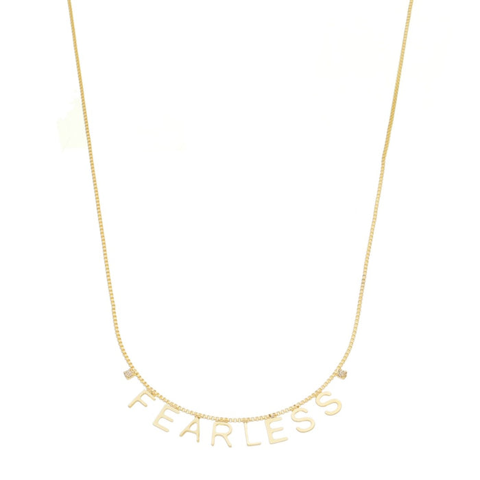 Colar Feminino Taylor Fearless Folheado a Ouro 18k