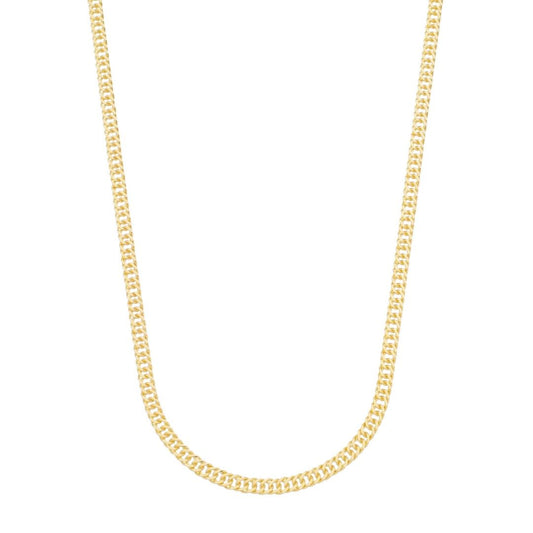 Colar Curto Anne Corrente Folheado a Ouro 18k
