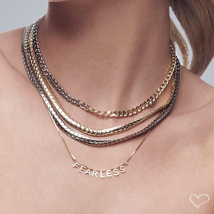 Choker Elos Groumet Folheada a Ouro 18k e Folheada em Ródio Branco Frida