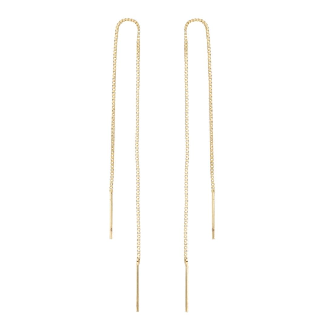 Brinco Fefe Fio Folheado a Ouro 18k