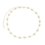 Choker Piuka Megan Pérolas Folheada a Ouro 18k