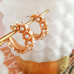 Brinco de Argola Flor Lirís Dourado