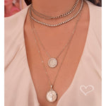 Choker Piuka Dakota Elos Português Folheado em Ródio Branco