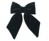 Laço de Cabelo Nat Veludo Alemão Preto