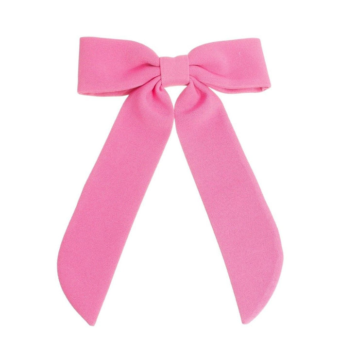 Laço de Cabelo Nat Crepe Rosa