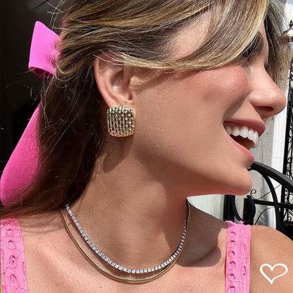 Laço de Cabelo Nat Crepe Rosa