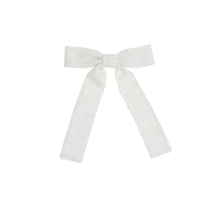 Laço de Cabelo Nat Linho Off White