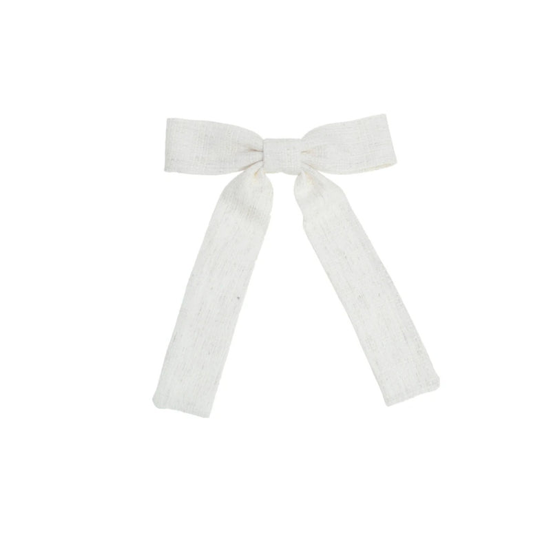 Laço de Cabelo Nat Linho Off White