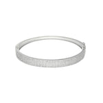 Bracelete Talita Zircônias Folheado em Ródio Branco
