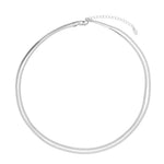Belly Chain Duda Malha Metal Folheado em Ródio Branco