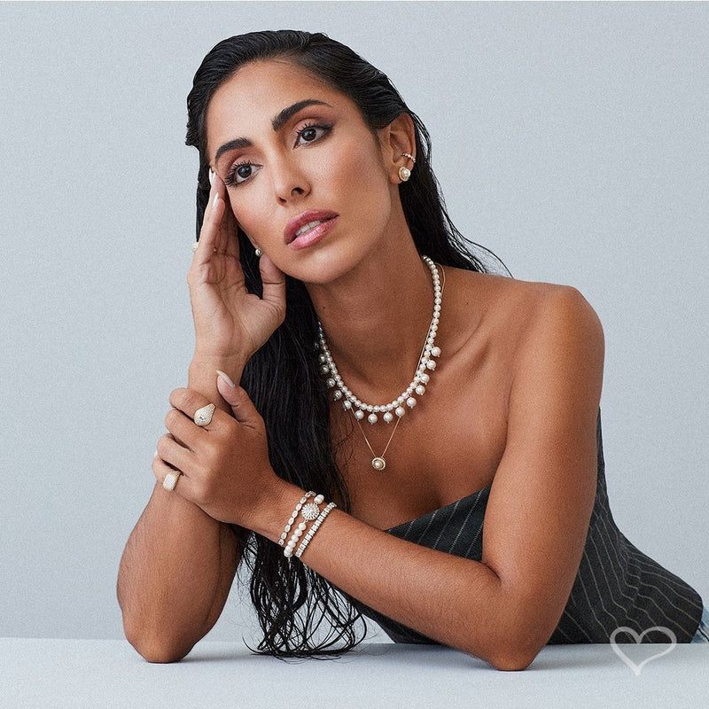 Anel Vintage Talita Zircônias Folheado a Ouro 18k