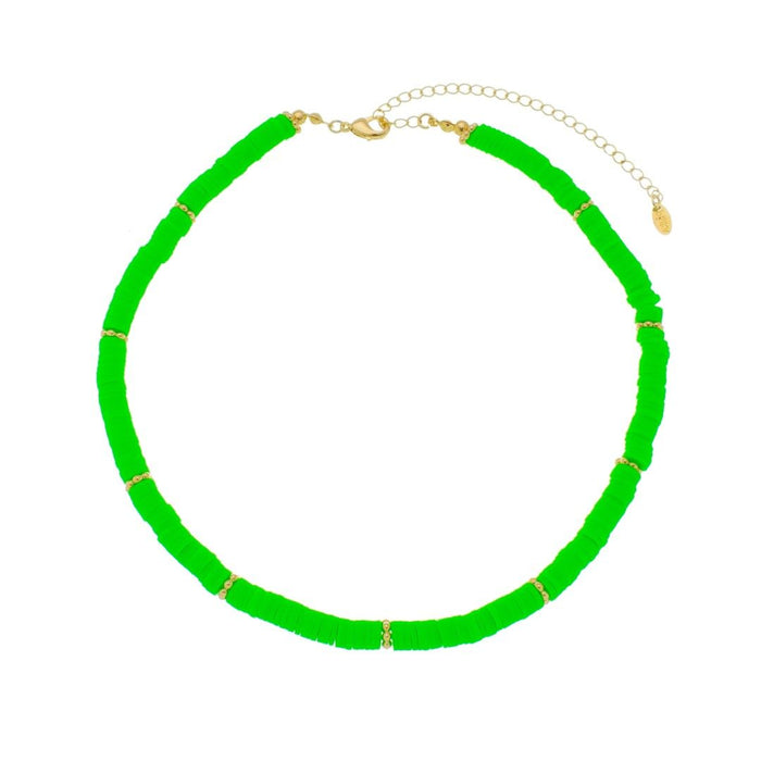 Choker Mari Fimos Verde