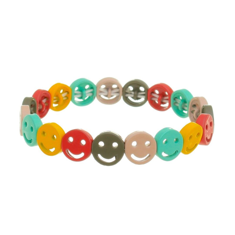 Pulsiera Lara Smile Metal Tons de Verde