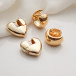 Brinco de Argola Larga Lily Folheado a Ouro 18k