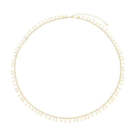 Belly Chain de Gotinhas Sofia Zircônias Folheado a Ouro 18k