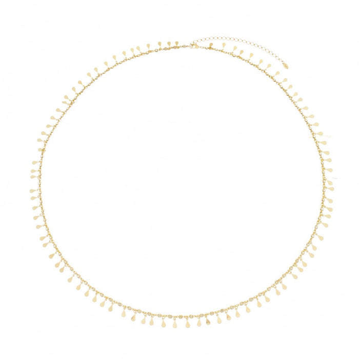 Belly Chain de Gotinhas Sofia Zircônias Folheado a Ouro 18k