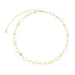 Choker Constelação Estrelas Sirius Folheada a Ouro 18k