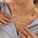 Choker Constelação Estrelas Sirius Folheada a Ouro 18k