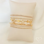 Tornozeleira Constelação Estrelas Sirius Folheada a Ouro 18k