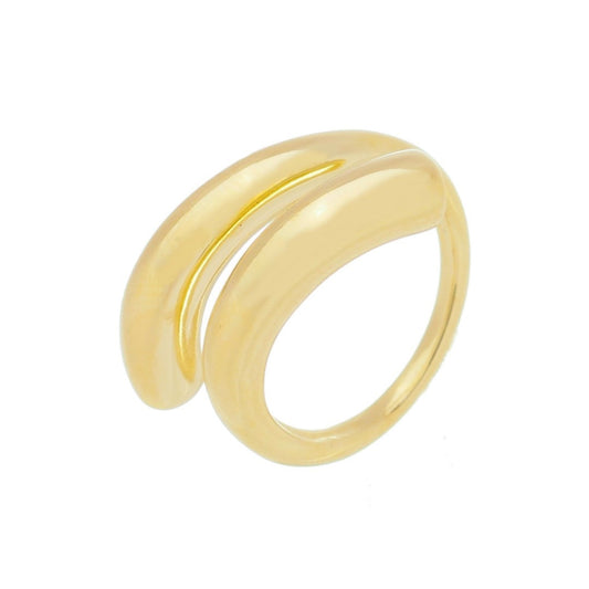Anel Vintage Marielle Folheado a Ouro 18k