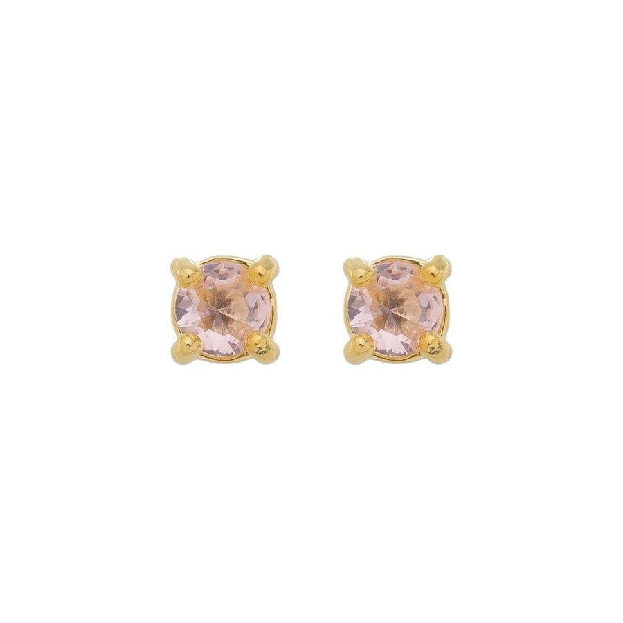 Brinco Ponto de Luz P Amor Hcc Zircônia Folheado a Ouro 18k