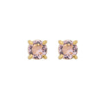 Brinco Ponto de Luz M Amor Hcc Zircônia Folheado a Ouro 18k