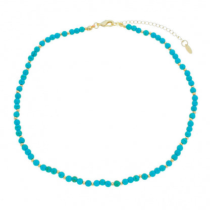 Choker Yasmin Howlita Turquesa