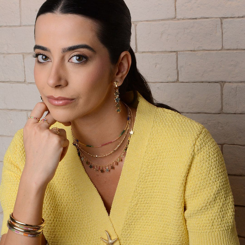 Choker Júlia Mini Elos Folheada a Ouro 18k